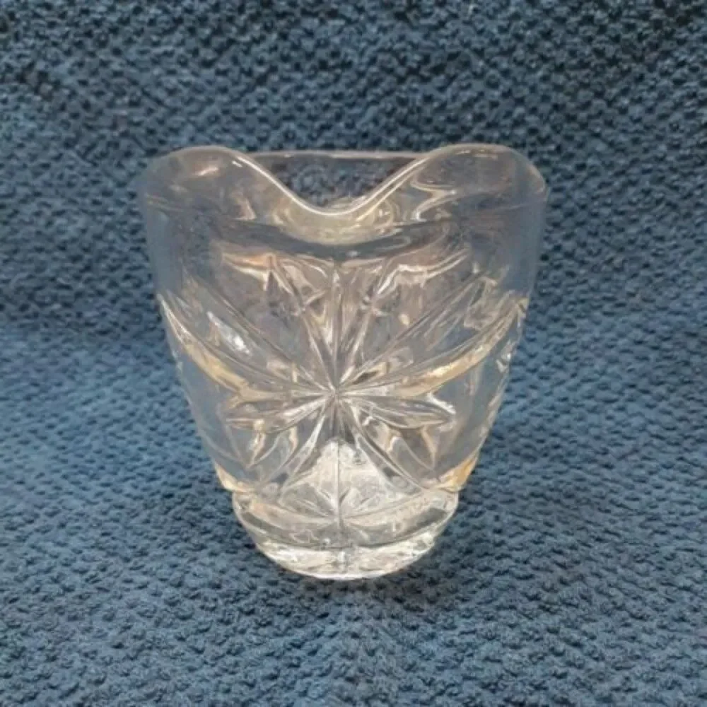 Anchor Hocking Early American Prescut Glass EAPC Clear Creamer